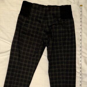 Anthropologie Stacy Chang Gray Gray Wide Elastic Waist Leggings Sz M